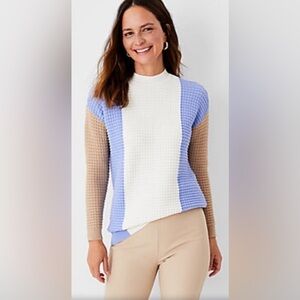Ann Taylor Colorblock Sweater size M